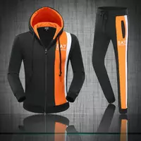 Trainingsanzugs armani pas chere cool couleur bilaterale orange,armani Trainingsanzug volcom shop